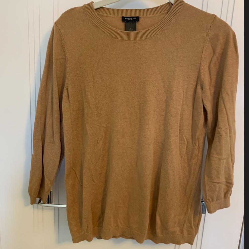 Ann Taylor Factory 3/4 Sleeve Sweater